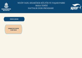 Ders Program